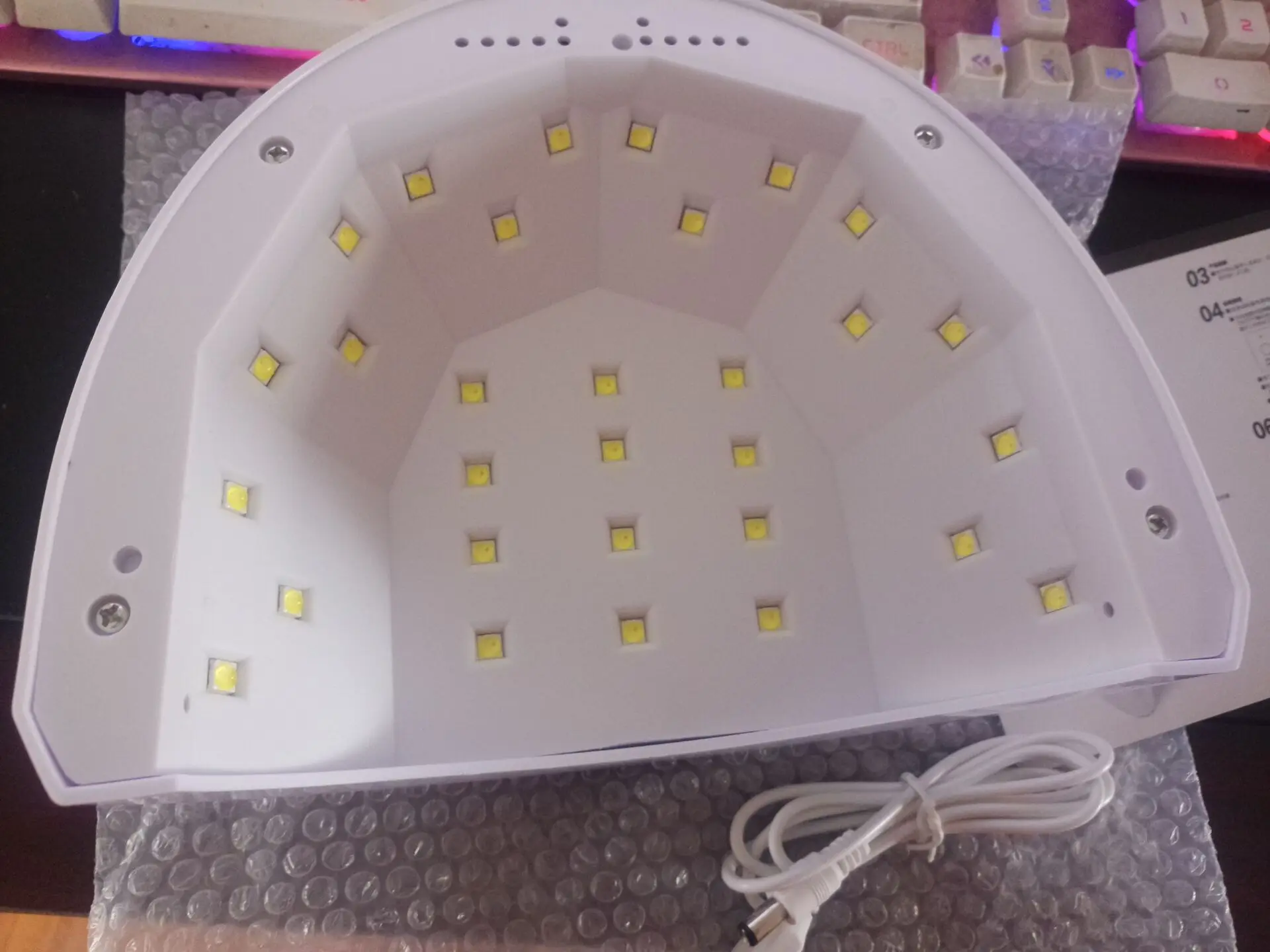 SUN1 48 Вт УФ-светодиодный светильник для ногтей, 3 таймера, светодиодный usb-разъем, лампа для ногтей, Гель-лак, Сушилка для ногтей, лампа для ногтей, светодиодная лампа для маникюра