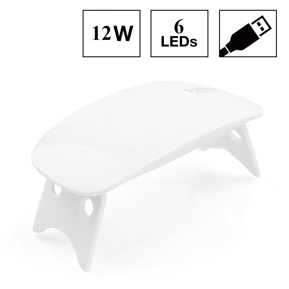 12W 6LEDs 36/54 Вт Сушилка для ногтей, УФ-лампы светодиодный светильник для ногтей с 18/36 светодиодный s Сушилка лампы для Полимеризации Гель лак для ногтей, инструменты для маникюра - Цвет: 12W 6LEDs