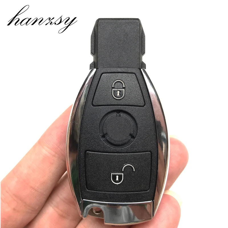 

2 Buttons Smart Key shell Fob For Mercedes BENZ W211 ML SL SLK CLK Replacement Car Remote key Case Cover Uncut blade