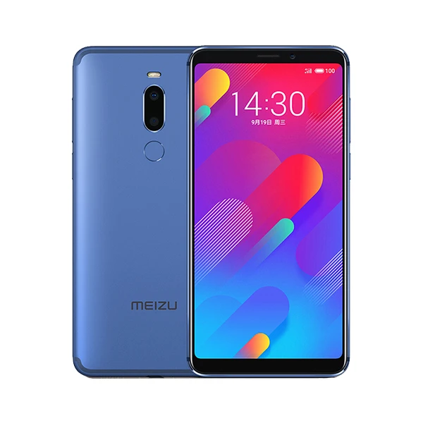 Blue Meizu V8 с глобальной прошивкой, 4 ГБ, 64 ГБ, смартфон Helio P22, четыре ядра, камера 12 Мп+ 5 МП, распознавание лица, 5,7, полный экран, 3100 мАч, мобильный телефон - Цвет: Blue