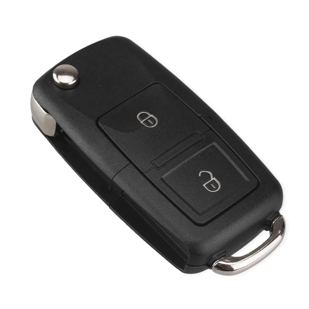 KEYYOU 2/3 кнопки флип ключа для Volkswagen Vw Jetta Golf Passat Beetle Skoda Fabia Octavia Ibiza брелок складной дистанционный ключ чехол