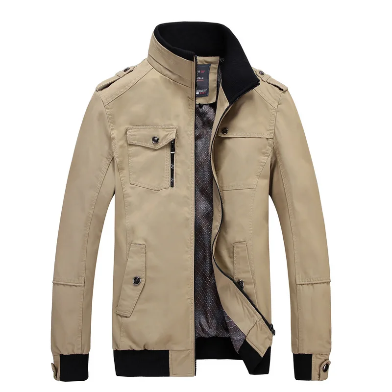 

2019 new Men's Jacket Jacket with Vertical Neck. Fashion Youth Fall/Winter Jacket ml01