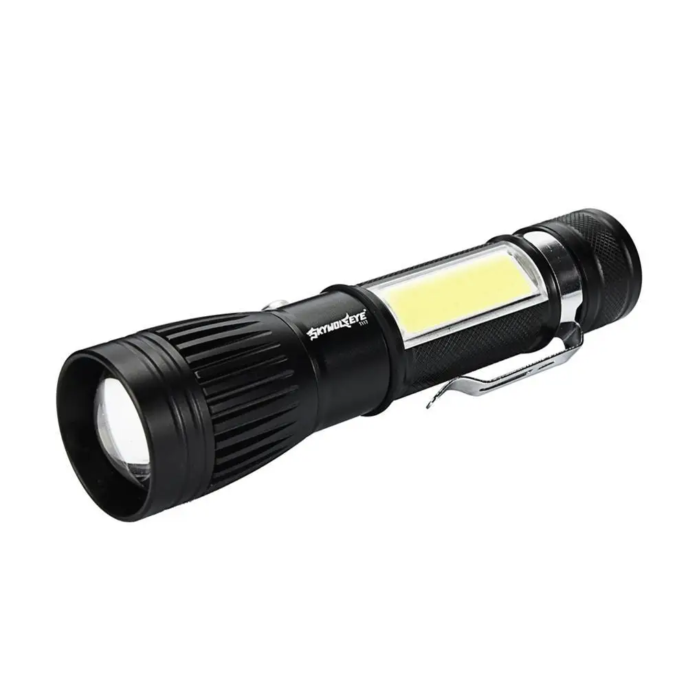 Открытый мини портативный светодиодный светильник-вспышка COB T6 Zoom светильник сильный Телескопический светодиодный светильник фонарь светильник лампа