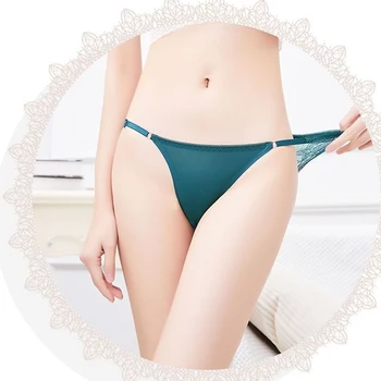 

3 pcs Fashion Girl sexy underwear Seamless low-waist Panties ice silk cotton crotch underpants women briefs