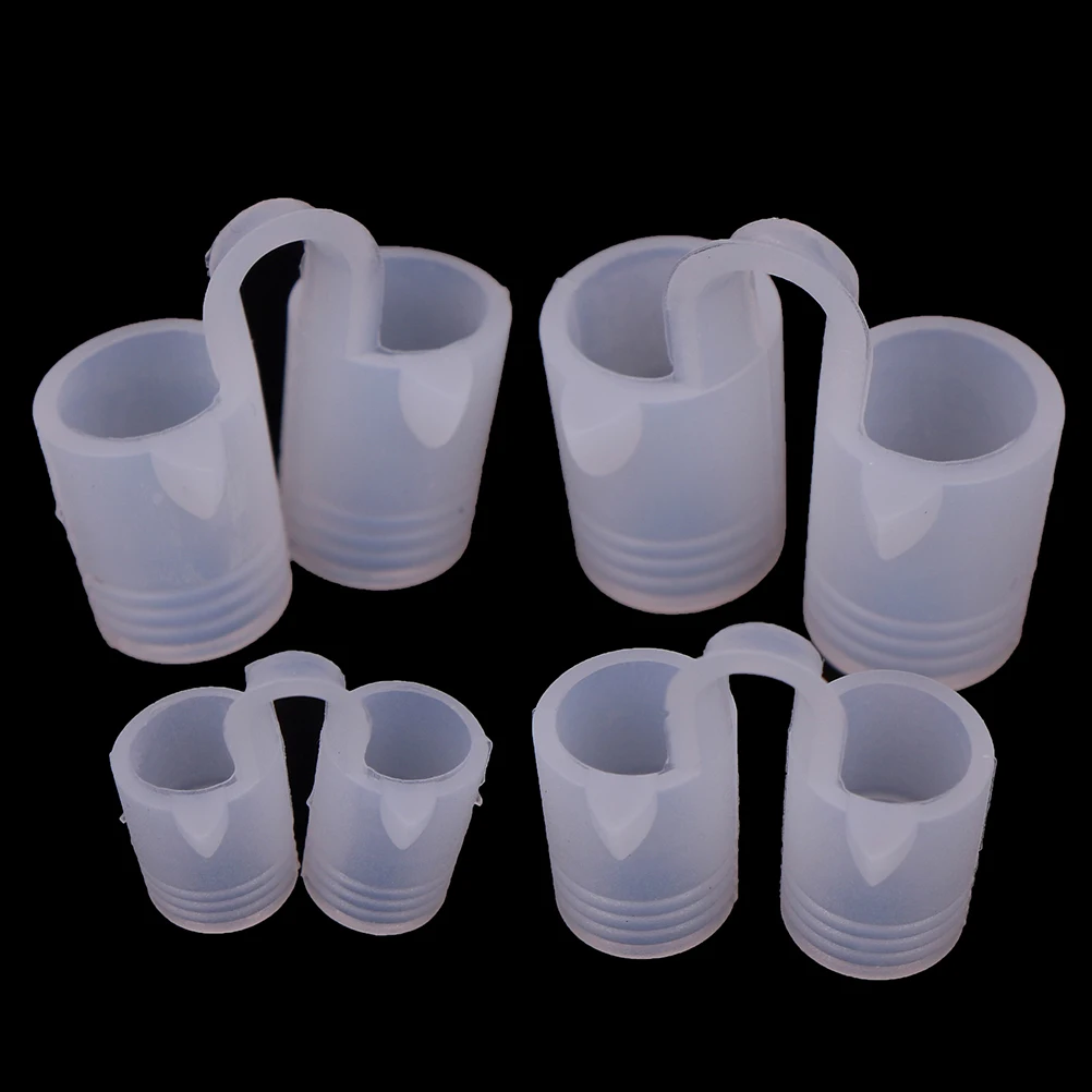 4/8PCS Anti Snoring Breathe Easy Sleep Nose Clip Snore Stopper Aid Nasal Dilators Device Congestion Aid No Strips Cones