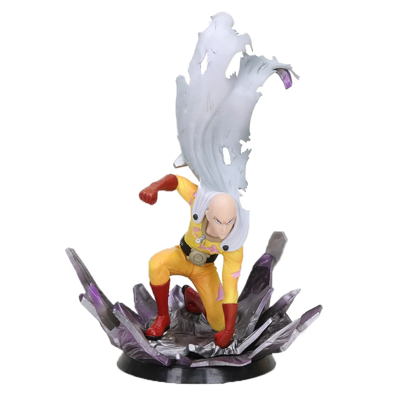 Saitama figura de One Punch Man de 10 24cm, modelo pintado a escala 1/6, hristmas Brinquedos Saitama figura de One Punch Man de 10 24cm, modelo pintado a escala 1/6, hristmas Brinquedos