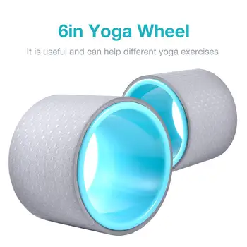 

Yoga Wheel Massage Wheel Back Stretch Roller Waist Shape Bodybuilding Gym Professional Fitness Equipment
