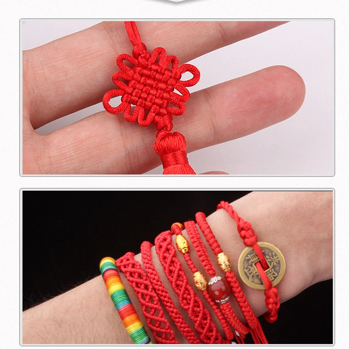 100 Meters Nylon String Chinese Knotting Thread 0.8mm Braid Rattail Cord Rope