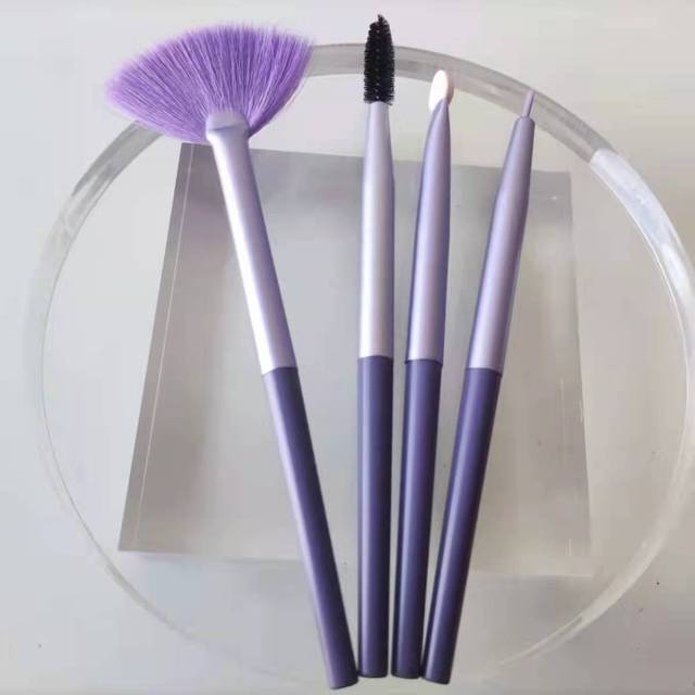 Long Tube Makeup Brushes Travel Set Professional Natural Hair Powder Foundation Eyeshadow Contour Eyebrow Cosmetic Brush Kit