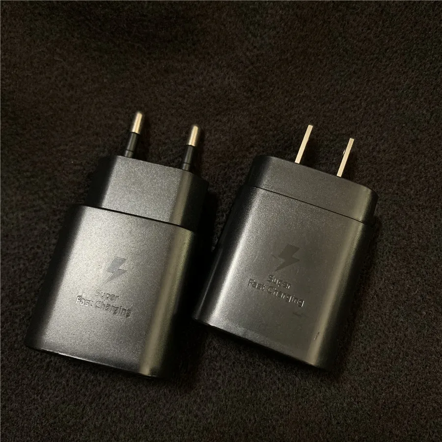Примечание 10 25 Вт супер быстрое зарядное устройство ЕС США Путешествия Usb PD PSS Быстрая Зарядка адаптер EP-TA800 для Galaxy Note 10 S10 S9 plus mi9 k20