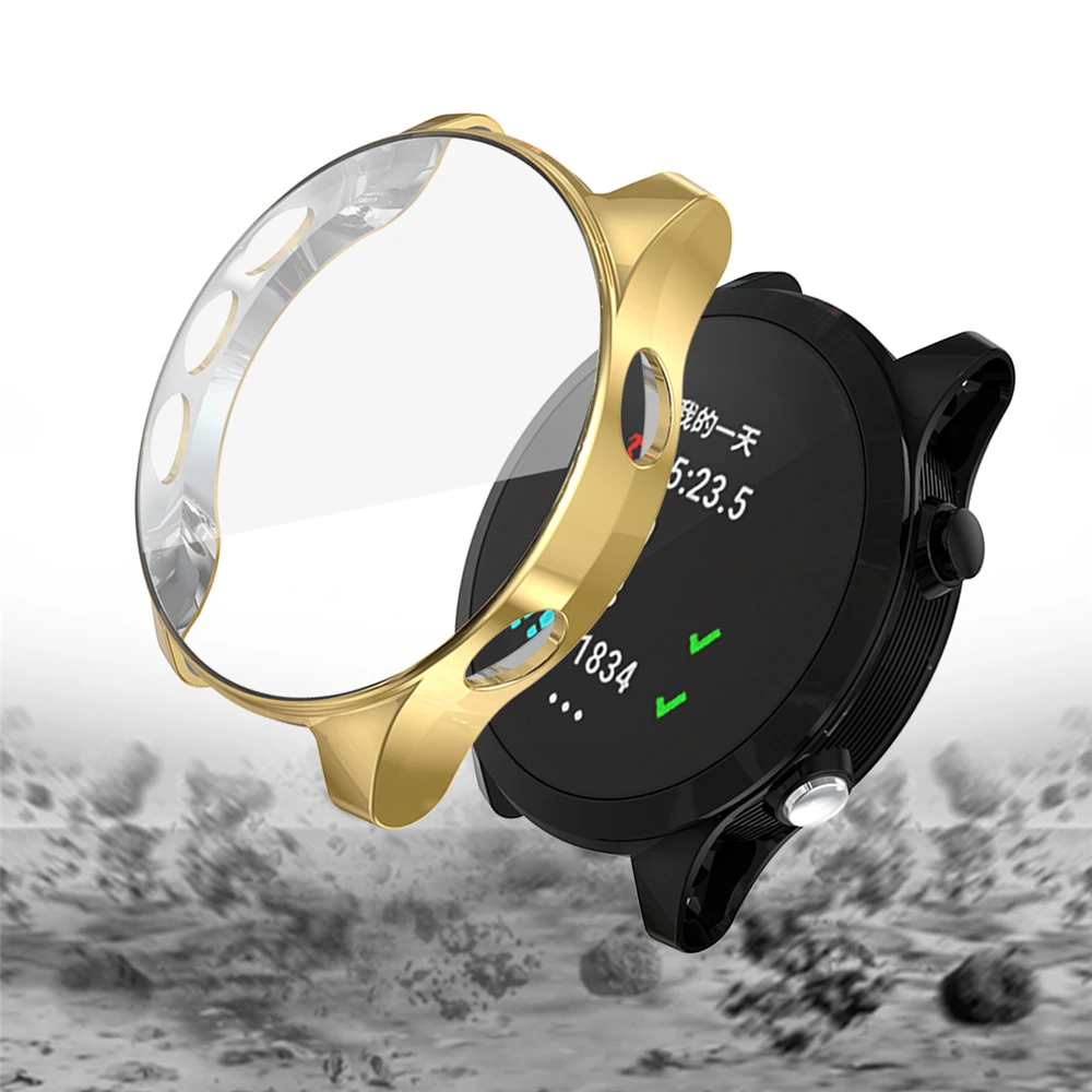 1 шт. Защитный чехол силиконовый для экрана роскошный ТПУ часов Garmin Forerunner 935 945