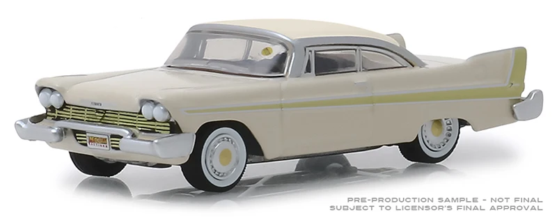 Зеленый свет 1: 64 1958 Plymouth Fury золотой сплав игрушечный автомобиль игрушки для детей