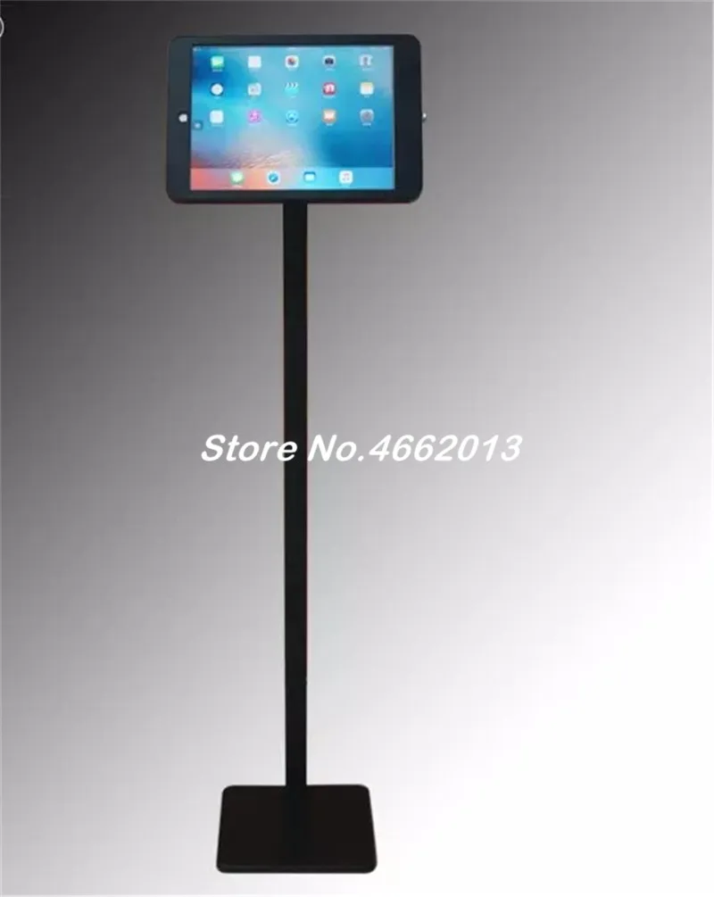 

safe for ipad pro kiosk tilting 12.9" tablet display floor stand enclosure