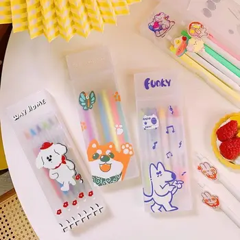 

Creative Stationery Box Simple Multifunctional Storage Box Student Pen Case Cute Cartoon Pattern Pencil Box
