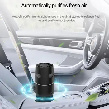 

Car Air Purifier Negative Ions Air Cleaner anion Ionizer Air Freshener Auto removal Eliminator Cup Home Aroma Diffuser