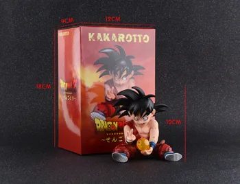 

Dragon Ball Z Kid Goku Injured Ver. Action Figure DBZ Goku Sitting Victory Gesture Vegeta Goku Super Saiyan Collection Model