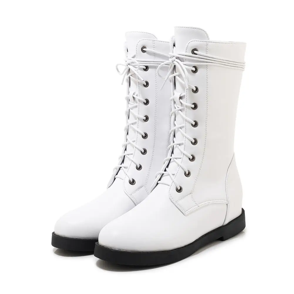 dropship big size 43 autumn winter leisure Woman Shoes boots Women Shoes Shoelaces Boots Martin female