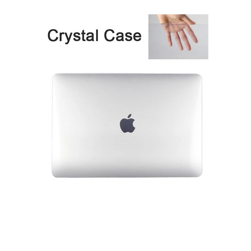 PU кожаный чехол для Apple MacBook Air Pro retina 11 12 13 15 Pro 13 15 дюймов с сенсорной панелью+ чехол для клавиатуры - Цвет: Белый