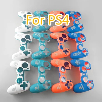 

Replacement New DIY For PS4 Wireless Controller Rubber Plastic for JDS 001 Cover Front Back Housing Shell Case for SONY