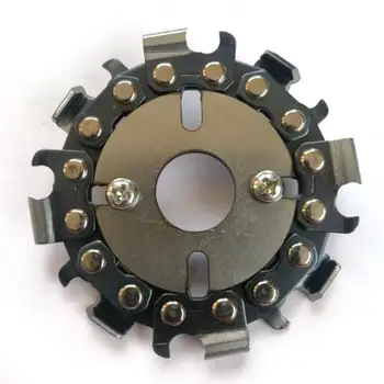 

8 Tooth Chain Saw Disc Chainsaw Grinders Wooden Cutting Carving Disc Woodworking Chain Plate Angle Grinder Supplies