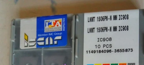 ISCAR 10 шт. твердосплавная вставка LNMT1506PN-N мм IC908