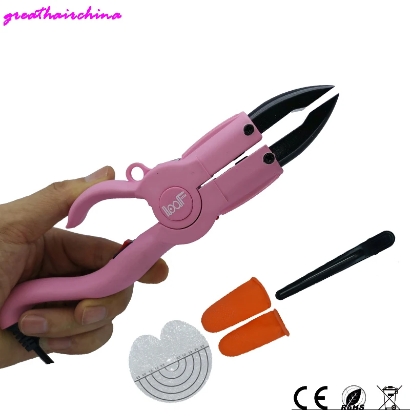 Hair Extension Tool 1pcs Temperature Connector Wand Hair Extension Iron Keratin Bonding Tools Giveaway High Temperature Insulation Fingers