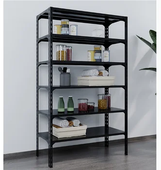 

Black shelves, household warehouses, storage racks, balcony racks, display racks, iron racks, multifunctional multi-layer cargo