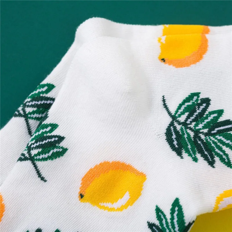Фрукты, авокадо банан ананас носки хлопковые с забавным женщинам зимние мужские забавные Harajuku милые носки счастливые короткие носки