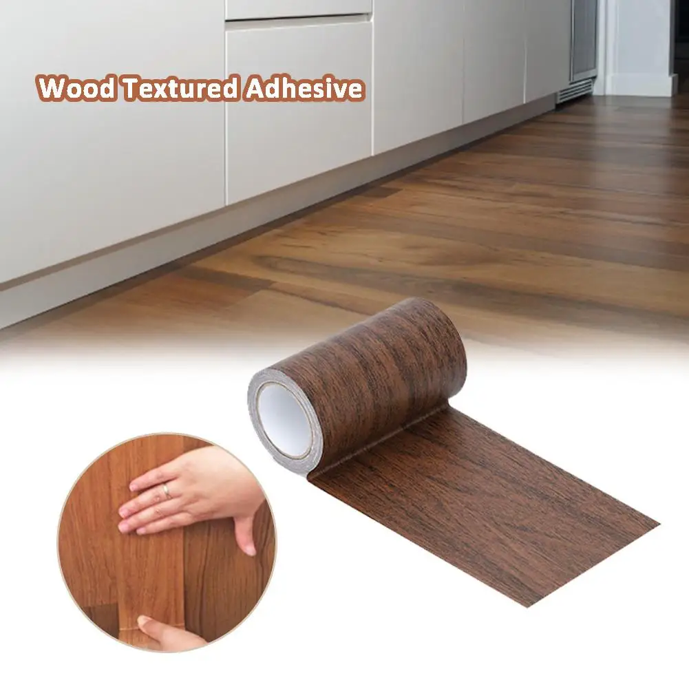 5pcs Repair Tape Patch Wood Textured Adhesive For Baseboard Link