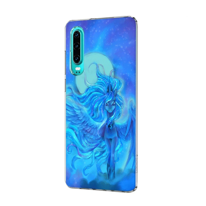 Чехол для мобильного телефона для Huawei Honor 6a 6C 7A 7C Note 10 8X View 20 8 9X Lite Pro Play жесткий чехол My Little Pony Luna - Цвет: H2