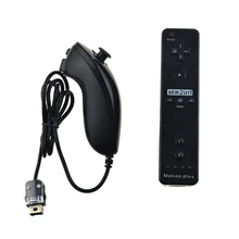 AMS-Встроенный Motion Plus беспроводной пульт дистанционного управления геймпадом для Nintendo wii Nunchuck для Nintendo wii Пульт дистанционного управления джойстиком Joy