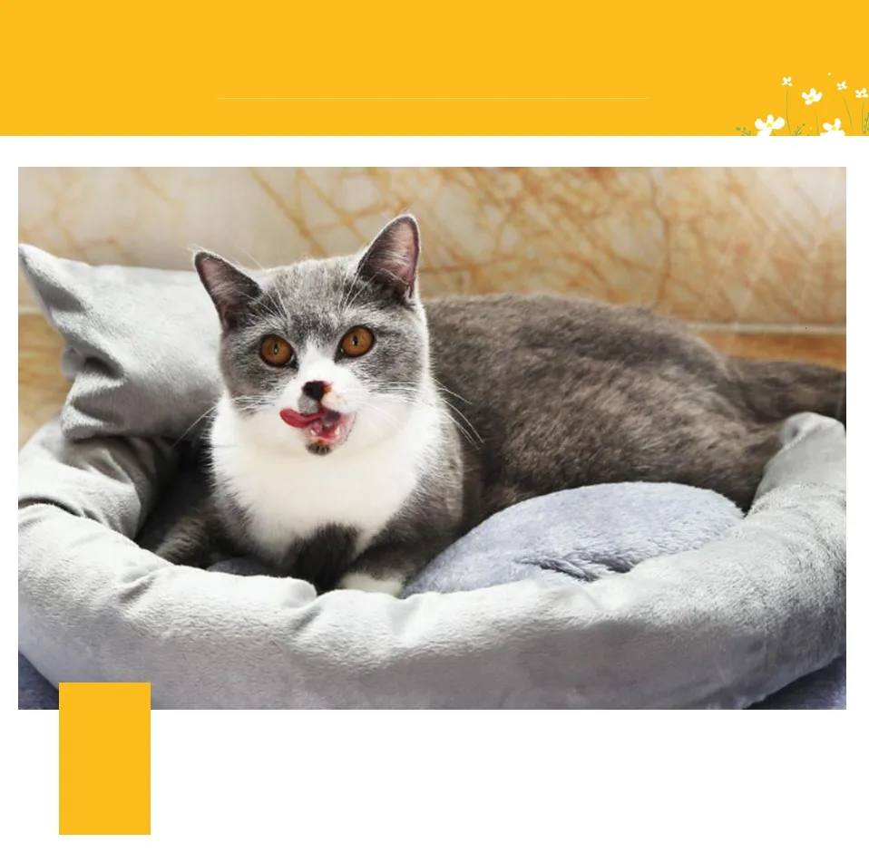 Домашнее животное, кошка, щенок, теплое собачье гнездо, кровать, питомник, домик, пещера, спальный мешок, коврик, палатка с подушкой, домашние животные, зимние теплые и уютные кровати s, m, l