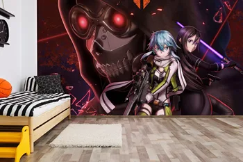 

[Self-Adhesive] 3D Sword Art Online 934167633 Japan Anime Wall Paper mural Wall Print Decal Wall Murals