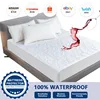 Solid Color Quilted Embossed Waterproof Mattress Protector Fitted Sheet Style Cover for Mattress Thick Soft Pad for Bed ► Photo 3/6