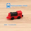 RC Electric Train Set Locomotive Magnetic Train Diecast Slot Toy Fit for Brio Wooden Train Railway Track Toys for Kids Gifts 6