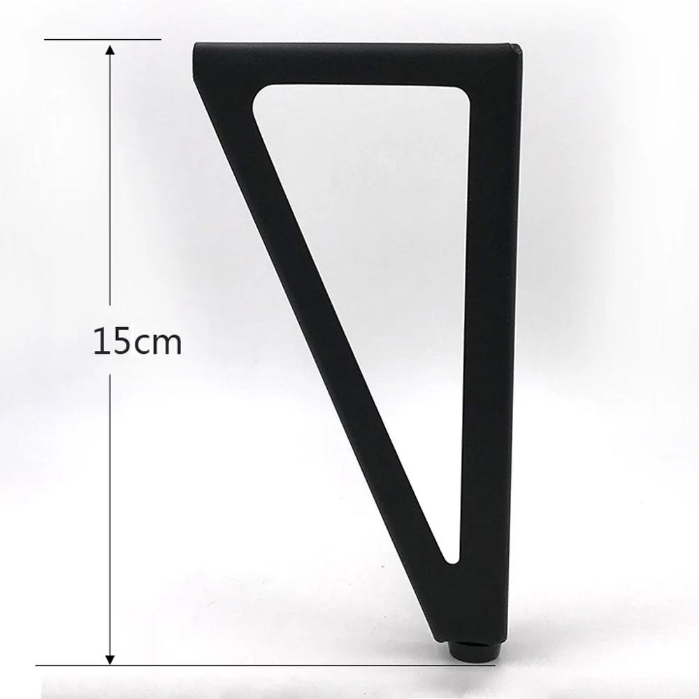 4pcs Height 15cm Legs for Furniture Metal Thickened Iron Sofa TV Cabinet Feet Bathroom Cabinet Bed Coffee Table Replacement Legs