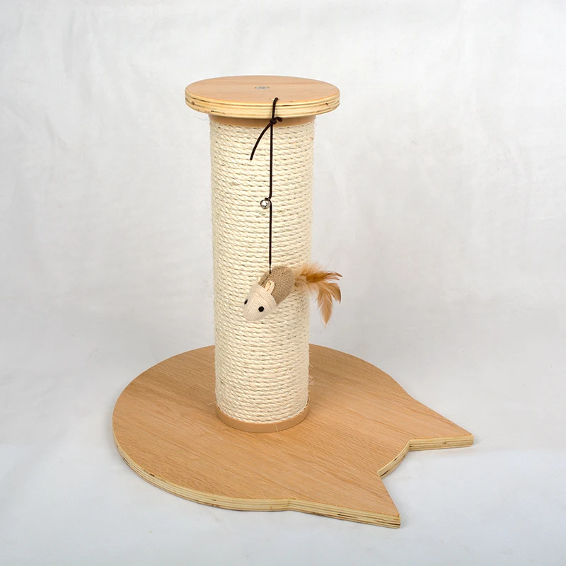 Кошка альпинистская рамка кошка игрушка-Катушка сизаль захватывающая колонна многослойная твердая древесина кошка дерево жевательная игрушка
