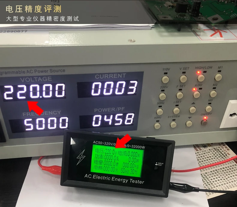 3KKW Digital Voltage phone app AC Meters indicator Power Energy