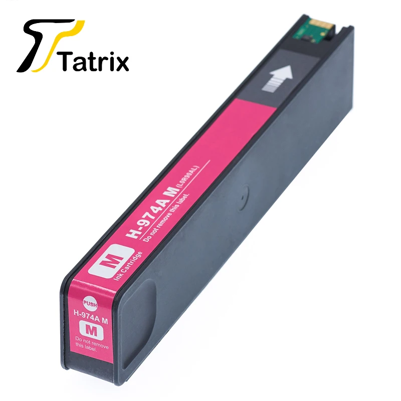 mag Tatrix 4PK для hp 974 974 hp 974A полный картридж совместимый для hp PageWide 352dw 377dw 452dw 477dw 552dw 577dw 577dw PageWide - Цвет: mag