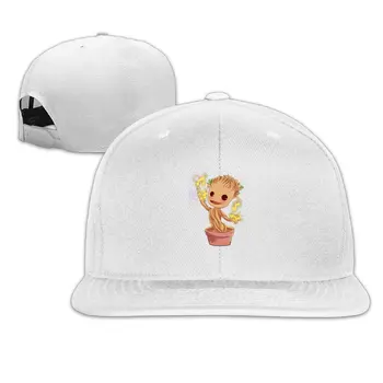 

Dancing Groot Washed Unisex Adjustable Flat Bill Visor Baseball Hat