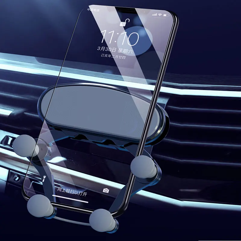 Универсальный металлический Автомобильный держатель для телефона Air Vent клип крепление сотового телефона Hands Free Колыбель