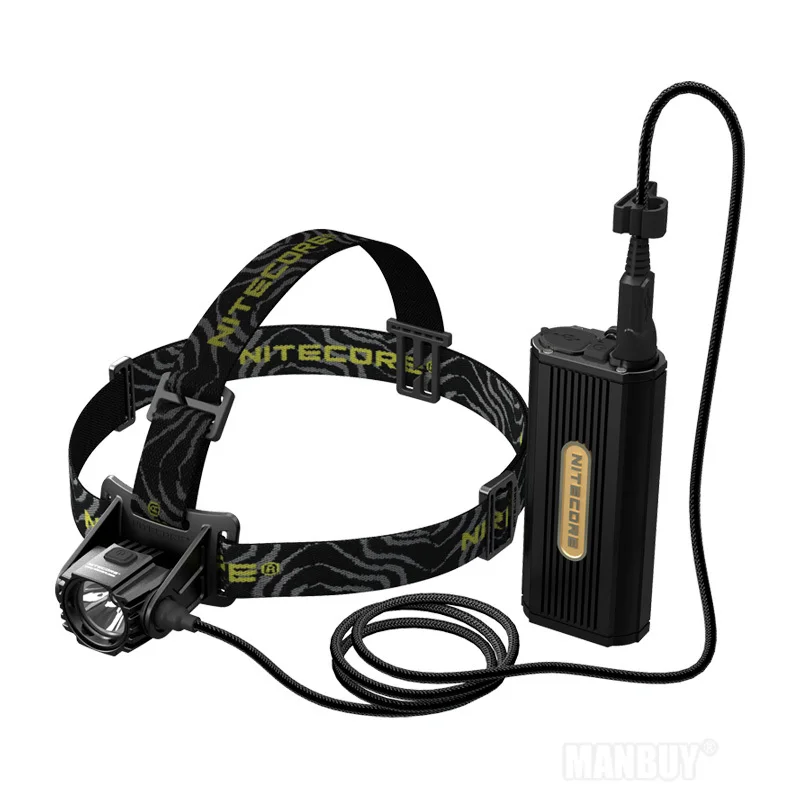 2020 Nitecore Новый HC70 1000LMs перезаряжаемый налобный фонарь для пещер 2x18650 Внешний