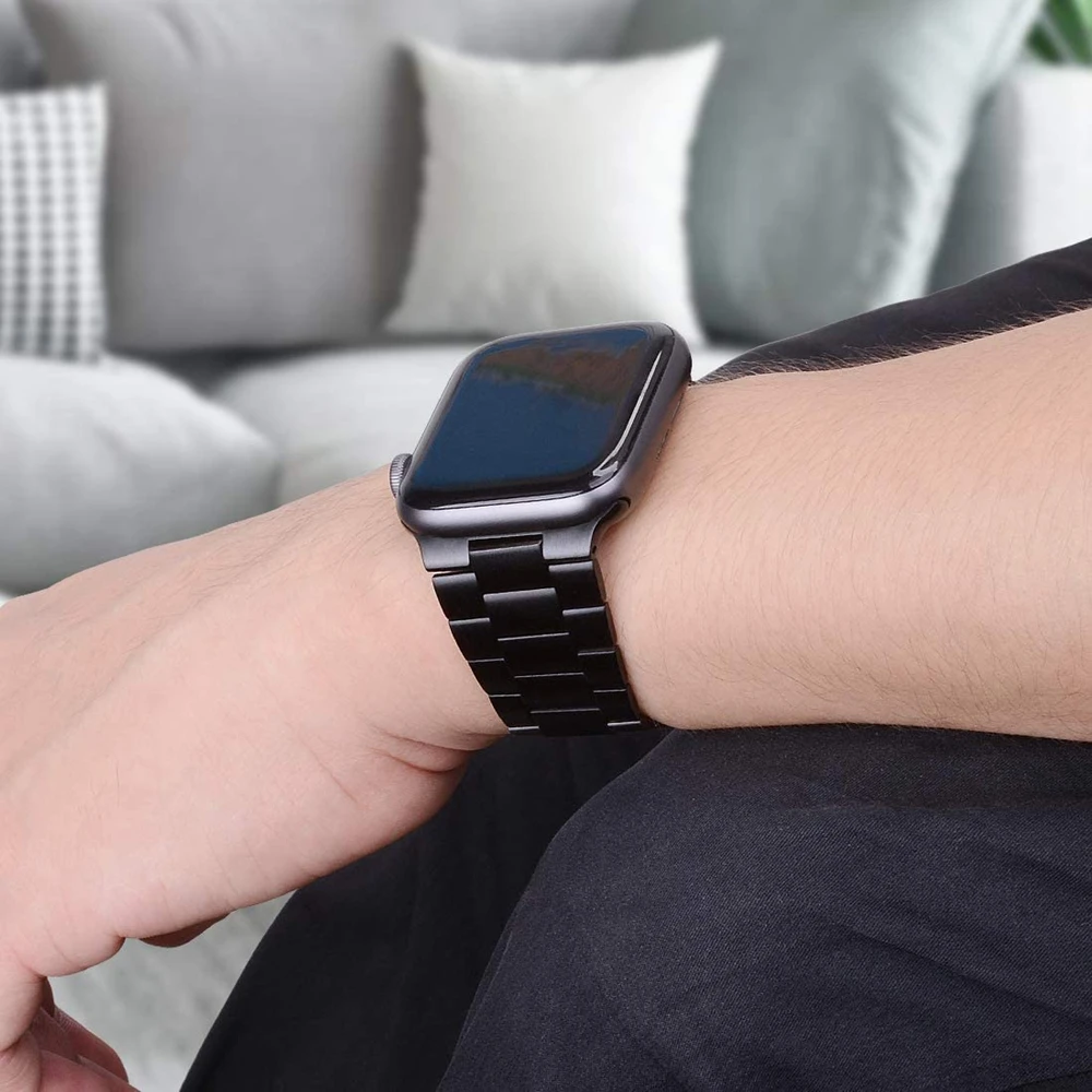 Ремешок ультратонкий из нержавеющей стали для Apple Watch 5/4 44 мм 40 мм|Ремешки часов| |