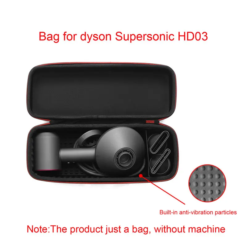 Портативная сумка для Dyson Supersonic HD03 фен Жесткий Корпус Флип Защита от царапин