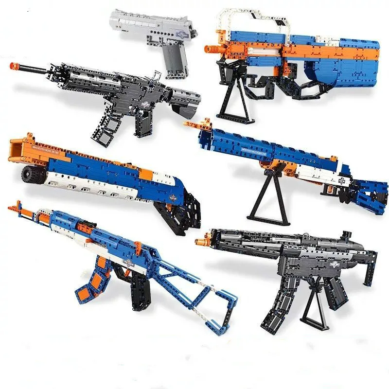 1491 шт Lepining строительные блоки SWAT лего Technic Creator военный WW2 оружие AWM снайперские