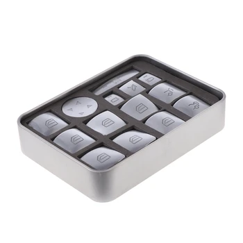 

Car Window Glass Lift Button Sticker For Mercedes Benz A B C E GLA CLA GLK GL ML GLE Class