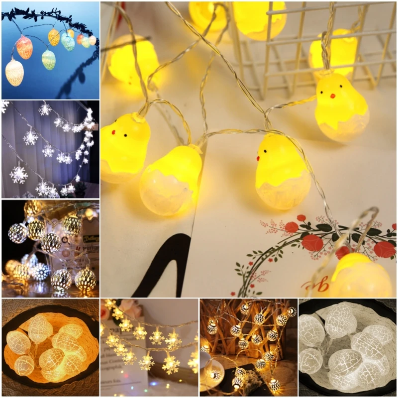 светодиодная гирлянда Светодиодный Сказочный светильник гирлянды пасхальный