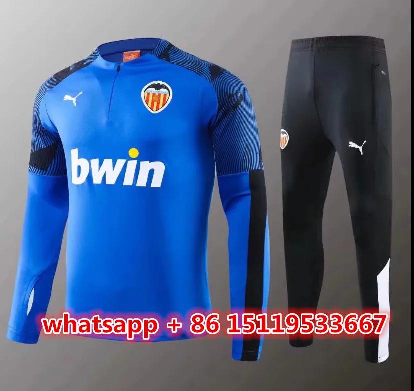 Футбольная куртка Valencia, футбольные футболки Valencia ZAZA G. GUEDES KONDOGBIA PAREJO, футбольные футболки, Детский комплект, футбольная куртка, Джерси - Цвет: kids