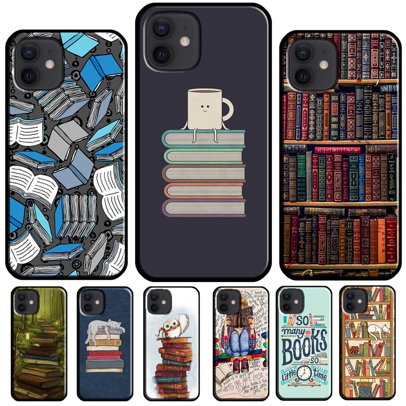 Leggi Libri Illustrazione Cover Per Iphone 15 13 Pro Max 12 Mini 7 8 Plus X Xr Xs Max Se 2020 11 14 Pro Max Custodia Per Telefono
