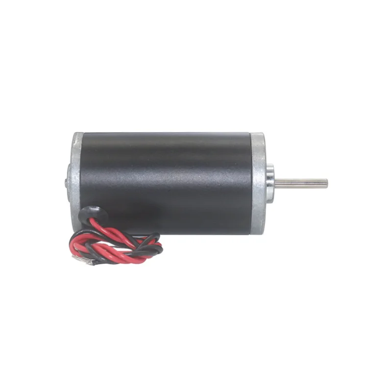 Фото DC12-24V с высоким крутящим моментом, постоянным магнитом и угольной щеткой, микро-мощный реверсивный высокоскоростной трубчатый двигатель по часовой/против часовой стрелки №3